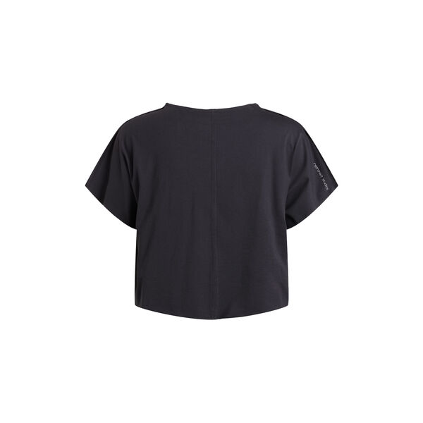 Tee Short Raw Edges Caen, almost black, Rethinkit