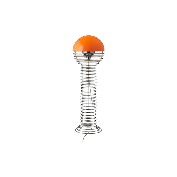 Wire Floor Lamp, orange, Verpan