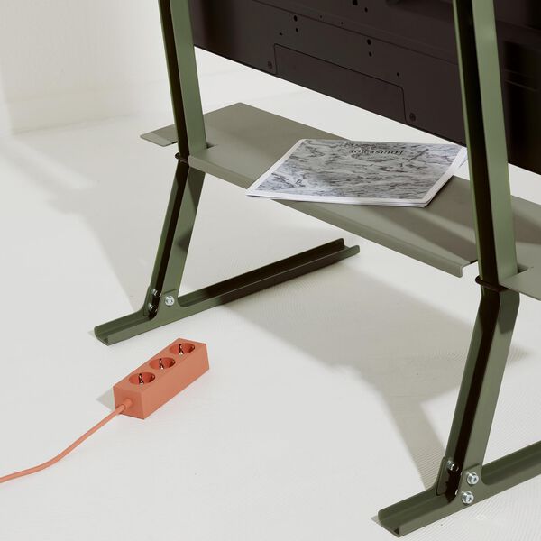 Bendy Tall Stand, mossy green Bendy Tall Stand, mossy green, Pedestal