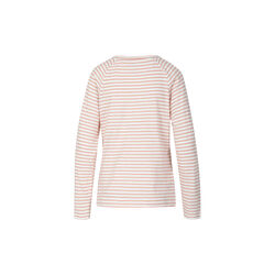 SILLA stripe longsleeved t-shirt - Mid sleeve, light pink/white stripe, Coster Copenhagen