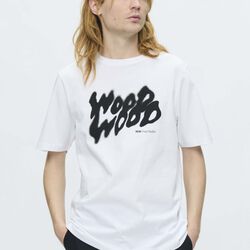 WWBobby cloud tee, bright white, Wood Wood