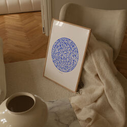 Papercut 05, blue, Pel&eacute;ton