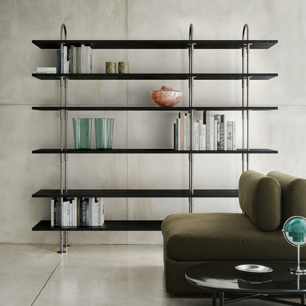 Keen Shelving, steel/ash veneer, GUBI
