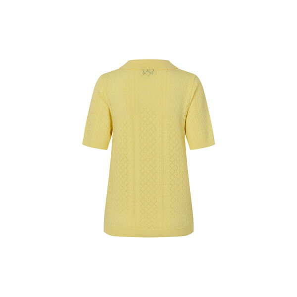 AlaiaLL Polo Knit S/S, neon yellow, Lollys Laundry