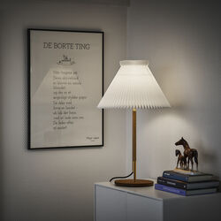 Le Klint 328 Table Lamp with Paper Shade, smoked oak, LE KLINT