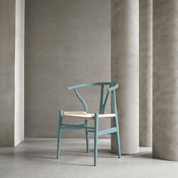 CH24 Wish Bone Chair, soft pewter, Carl Hansen & Søn