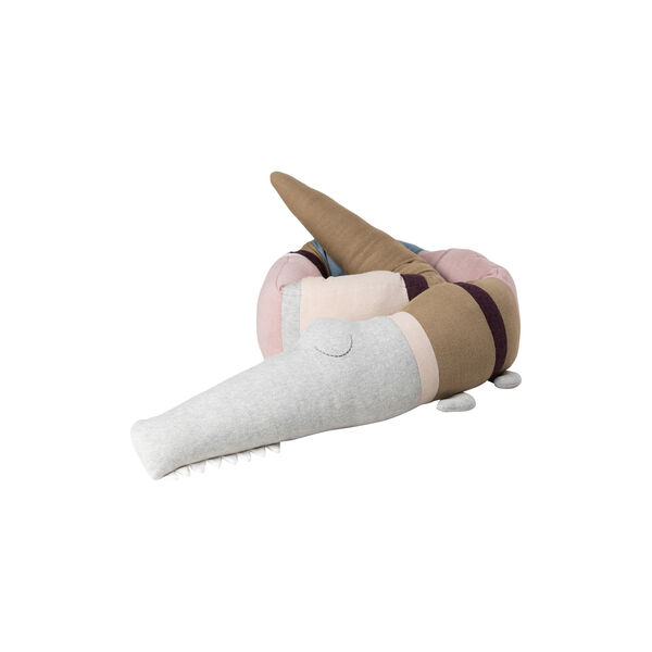 Sleepy Croc Pillow, birchbark rose mix, Sebra