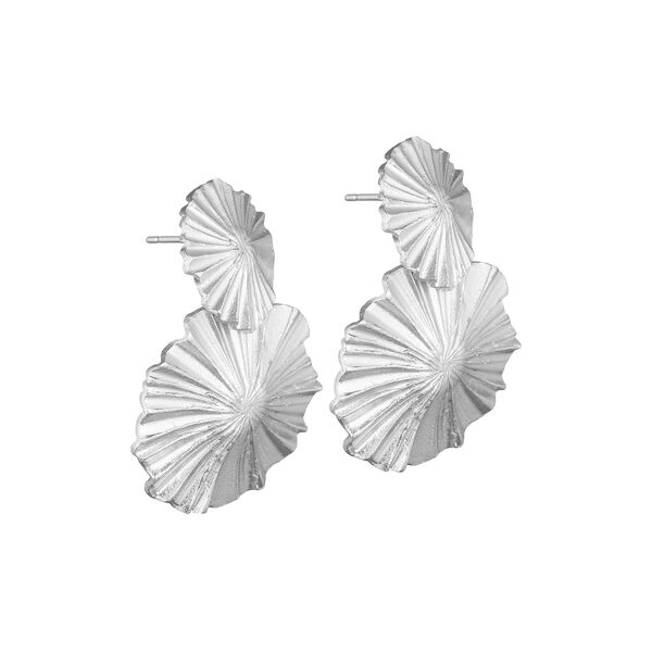 Earrings Statement, silver, Pure by Nat