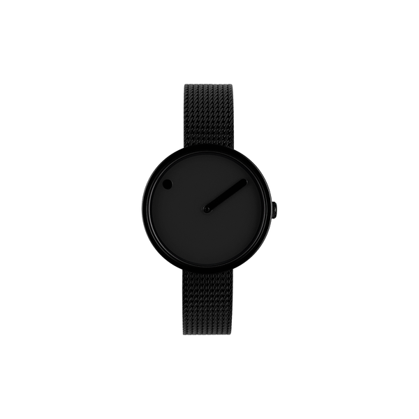 Picto Wrist Watch, black/matt black Picto Wrist Watch, black/matt black, PICTO