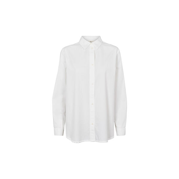 Silje LS Shirt, bright white, Basic Apparel