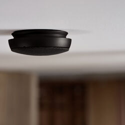 Optical smoke alarm, black, Jacob Jensen