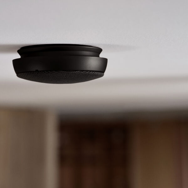 Optical smoke alarm, black Optical smoke alarm, black, Jacob Jensen