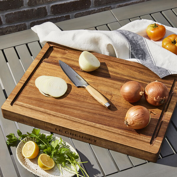 Acacia Wood Carving Board, Le Creuset