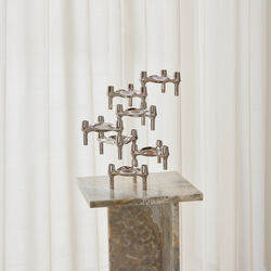 BMF Candle Holder, chrome, STOFF Nagel