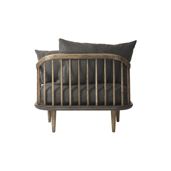 Fly SC1 Lounge Chair, Hot Madison 093/smoked oiled oak Fly SC1 Lounge Chair, Hot Madison 093/smoked oiled oak, &Tradition
