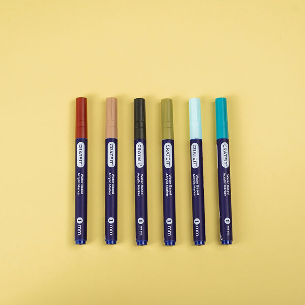 Nature Markers 1mm  6 pcs., Crateit