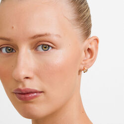 LONNIE earrings, gold plated/multi, Pilgrim