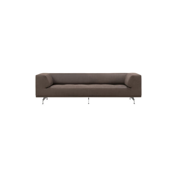 4511 Delphi 3 seater Sofa, Havanna/aluminium, Fredericia Furniture