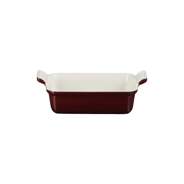 Heritage Rectangular Dish 19 cm, garnet, Le Creuset