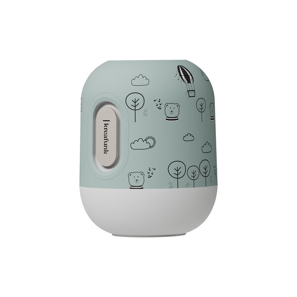 Glowie Bluetooth speaker and lamp, dusty green, Kreafunk