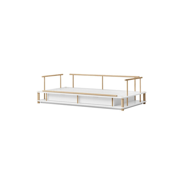 Camp Day Bed, white/oak, Oliver Furniture