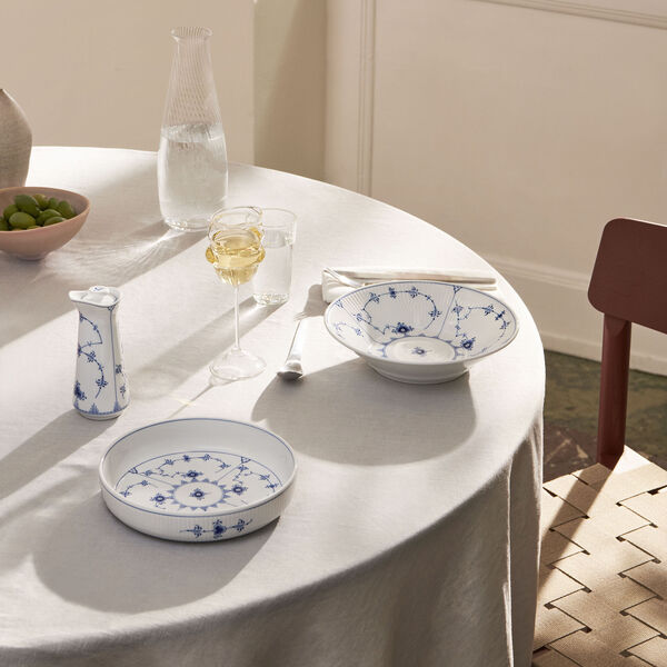 Blue Fluted Plain Ovenware Ø 18.5 cm Blue Fluted Plain Ovenware Ø 18.5 cm, Royal Copenhagen