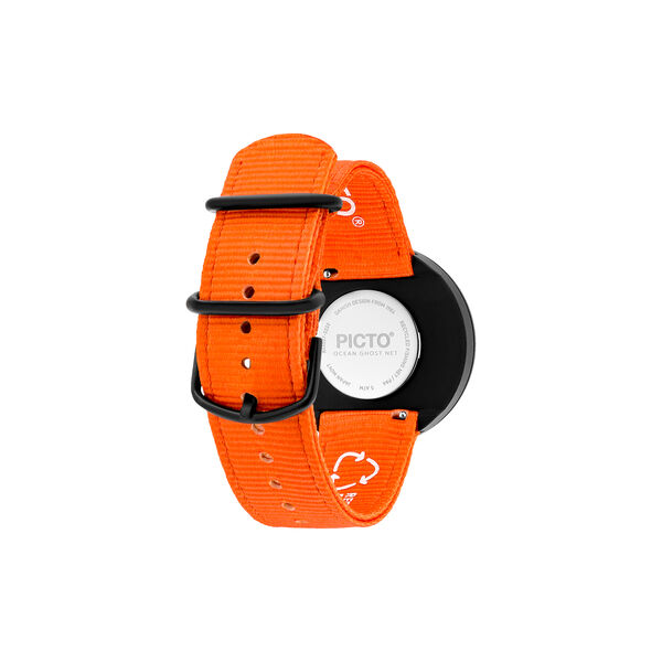 PICTO Wrist Watch, signal orange/matt black/signal orange, PICTO