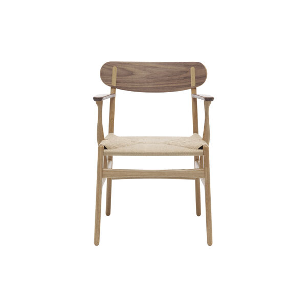 CH26 Dining Chair, oiled oak/oiled walnut/natural, Carl Hansen & Søn