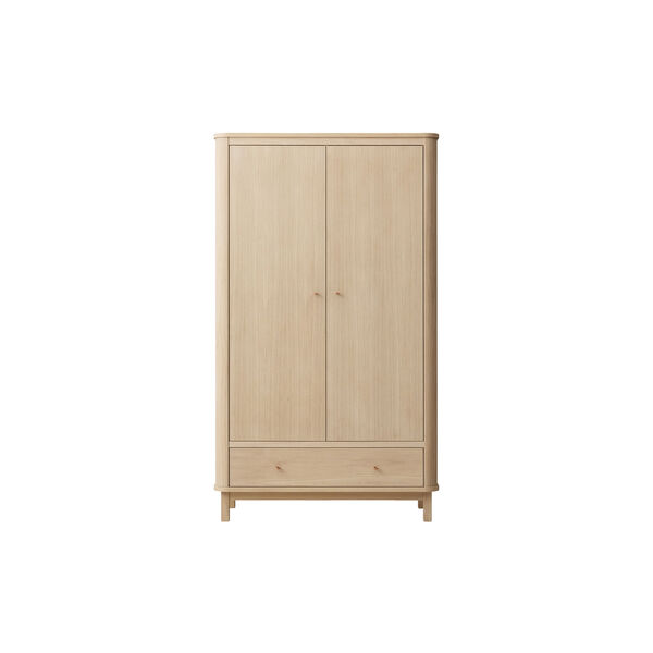 Wood Wardrobe 2 Doors, oak Wood Wardrobe 2 Doors, oak, Oliver Furniture