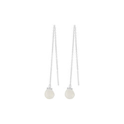 Lagoon Earchains, silver, Pernille Corydon Jewellery