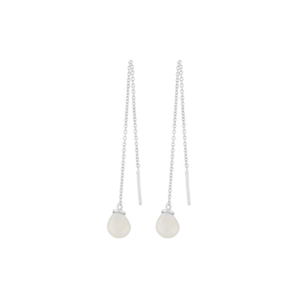 Lagoon Earchains, silver, Pernille Corydon Jewellery