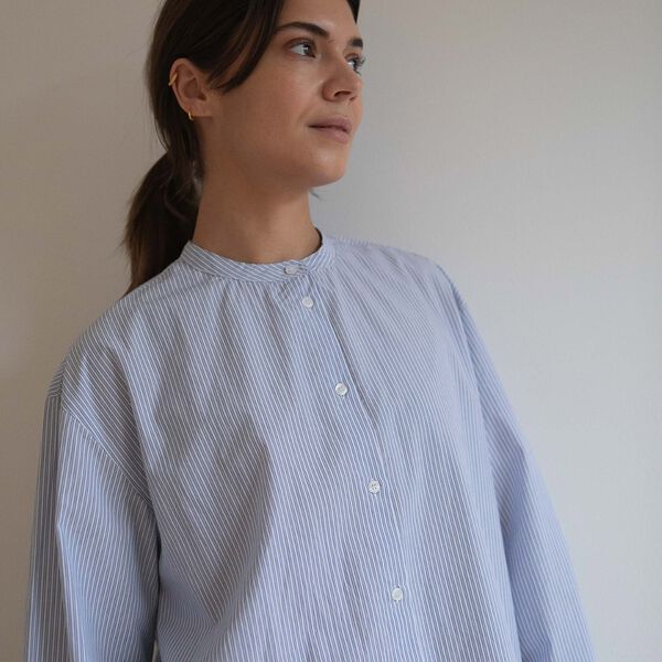 ISOLDE SHIRT, clear stripe, Studio Feder