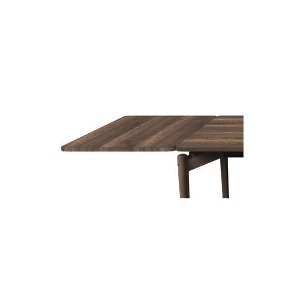 PURE Dining Table L190 incl. 1 Extension Leaf, smoked oak, Bruunmunch Furniture