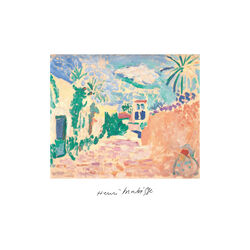 Summer in the Alley, Poster & Frame