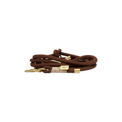 Adjustable and soft line puppy, espresso brown, Drew's Dogwear