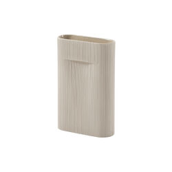 Ridge Vase, beige, Muuto