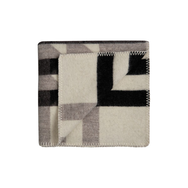 KVAM Half Size Throw, greyscale, R&oslash;ros Tweed
