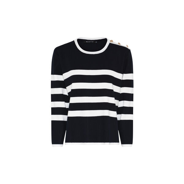 Milano Knit, navy/off white, Micha