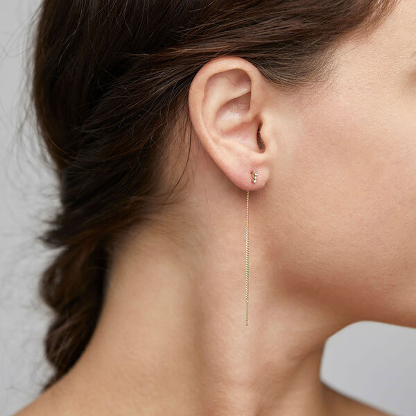 TITIANA Crystal Earrings, gold plated TITIANA Crystal Earrings, gold plated, Pilgrim