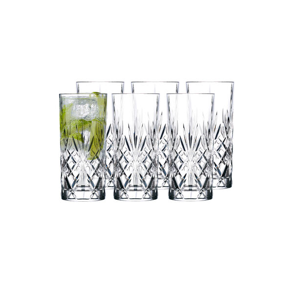 Melodia Highball 6 pcs Melodia Highball 6 pcs, Lyngby Glas