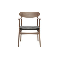 CH26 Dining Chair, oiled walnut/black, Carl Hansen & Søn