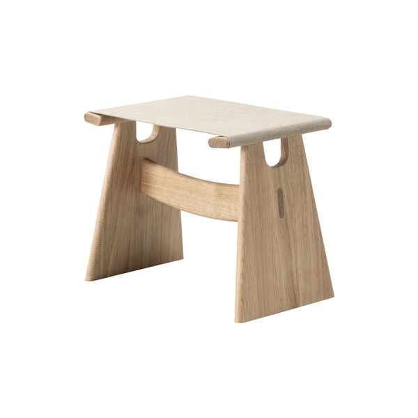 Seto Stool, light oiled oak/natural, Fredericia Furniture