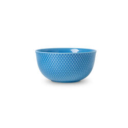 Rhombe Color Serving Bowl, blue, Lyngby Porcelæn