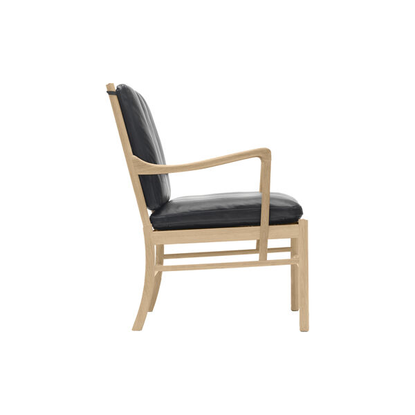 OW149 Colonial Chair, oiled oak/black, Carl Hansen & Søn