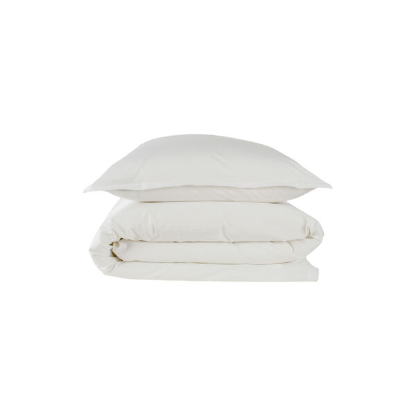 Stone Washed Junior Duvet Cover, white, Geismars Væverier