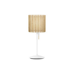 Komorebi Square Table Lamp, oak/white, UMAGE