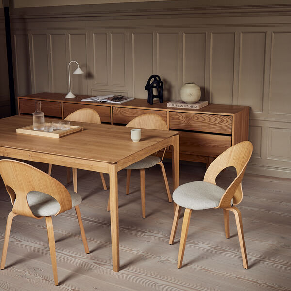 VL1100 Eye Chair, Re-wool 0198/oak, VERMUND