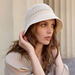 CROCHET&nbsp;Bucket&nbsp;Hat, nature, Bella Ballou