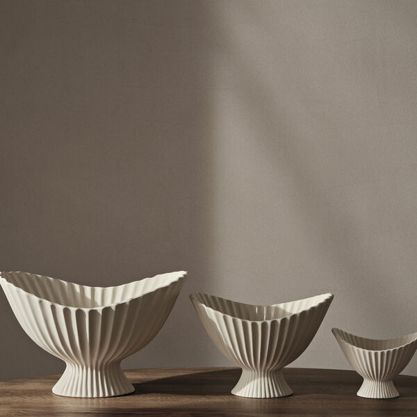 Fountain Bowl Small, off-white, Ferm Living