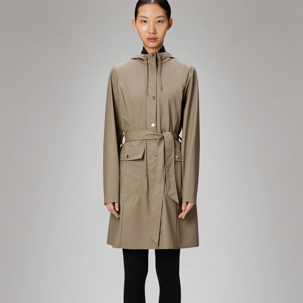 Curve Long Jacket, beige Curve Long Jacket, beige, Rains